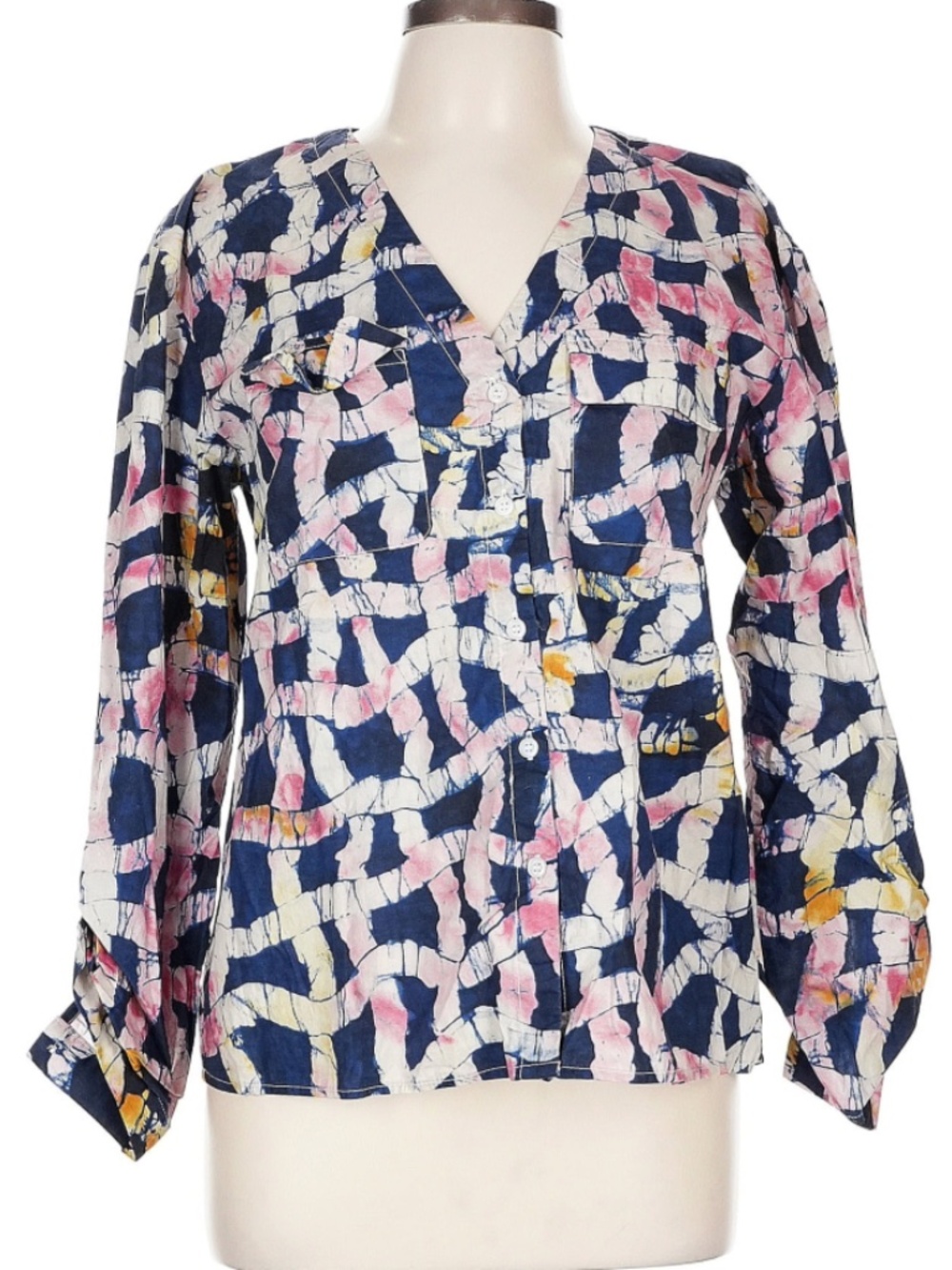 Busayo Collective Batik Blouse Large